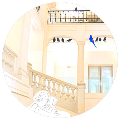 L'oise&u bleu -@Jaja 2012/ADAGP - collection privée