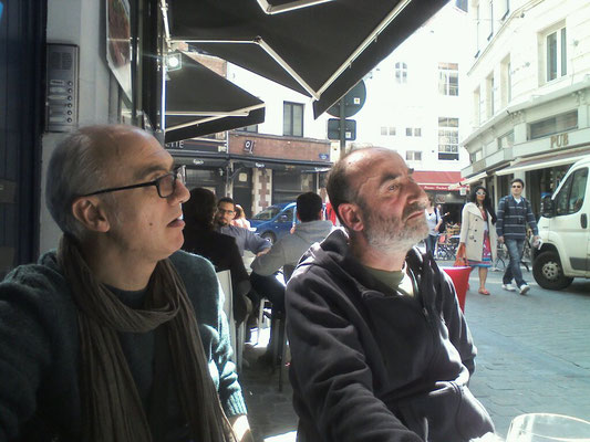 con Fausto Colavecchia, Bruxelles - 2011
