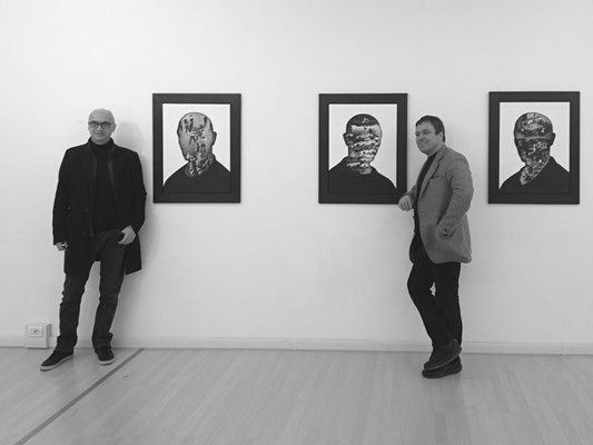 con Lorenzo Canova, personale "Egemonia della lotta", ARATRO / Università degli Studi del Molise, Campobasso - 2015