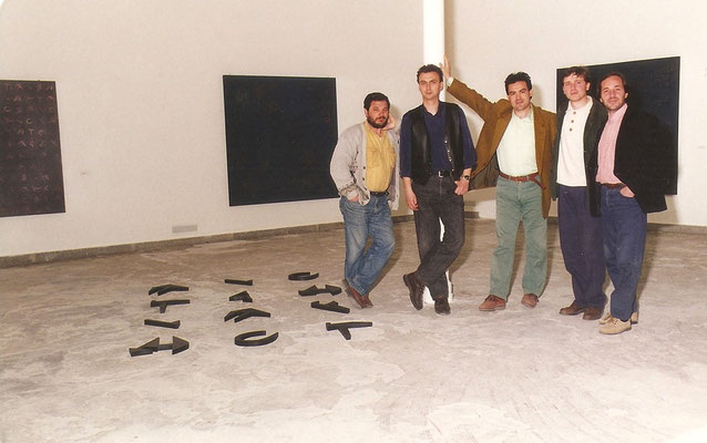 "Limiti inchiusi", Galleria dè Serpenti, Roma - 1995 con Renato Chiocchio, Dante Gentile Lorusso, Giordani, Luigi Grandillo