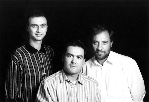 con Dante Gentile Lorusso e Michelangelo Janigro (ph. Luce Magica-Campobasso) - 1990