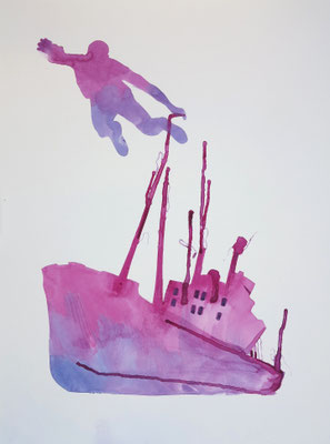 Untitled, 2023 . watercolor on paper . cm 40,6x29,6