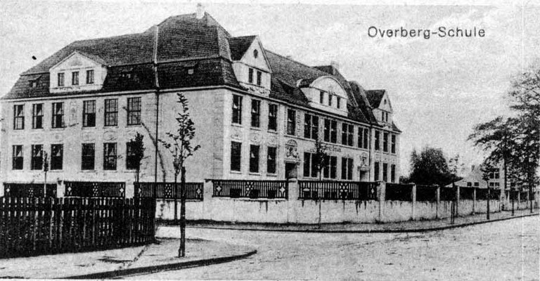 Overbergschule (Postkarte aus der Kolonie Zweckel)<br> <font size=1>&copy; Stadtarchiv Gladbeck