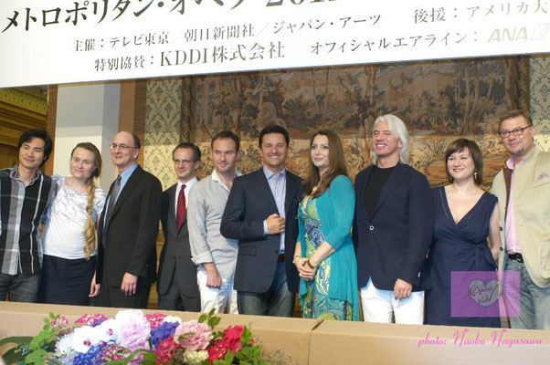 June 6, 2011 (MET Japan Tour _ press conference ) : photo by Japan Arts