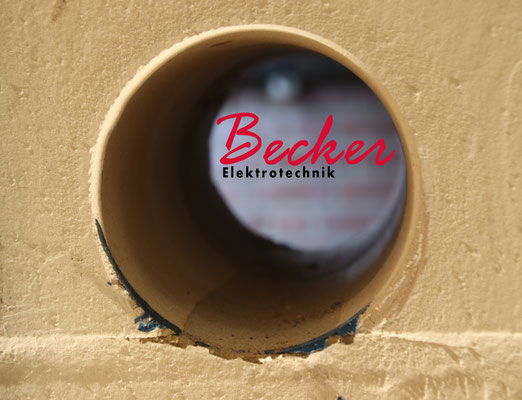Kernbohrung in Münster und Havixbeck mit Becker Elektrotechnik