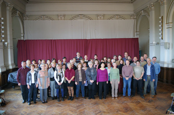 Gruppenbild im Einsteingymnasium 12/2012