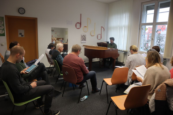 Registerprobe Tenor und Bass
