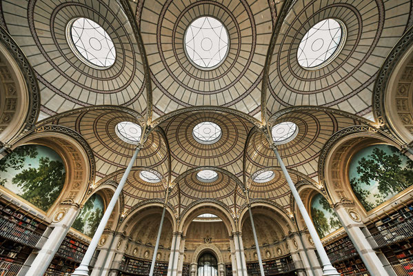 Salle Labrouste - Bibliotheque Richelieu