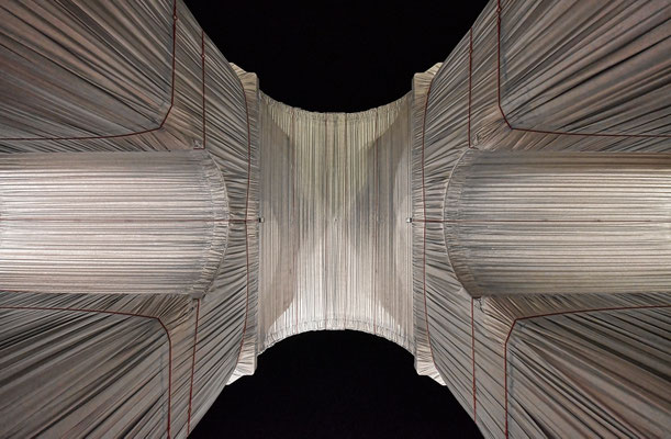 "L'Arc de Triomphe, wrapped" by Christo
