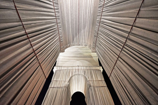 "L'Arc de Triomphe, wrapped" by Christo