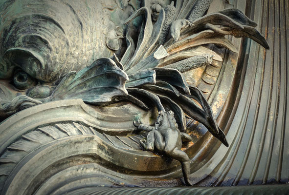 Detail am Galateabrunnen