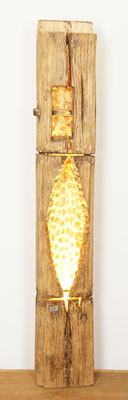 Altholz Lampe Stehlampe vomBaron