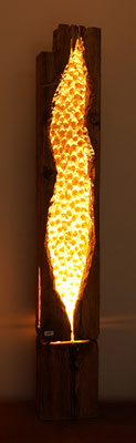 Altholz Lampe Stehlampe vomBaron