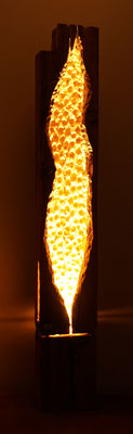 Altholz Lampe Stehlampe vomBaron