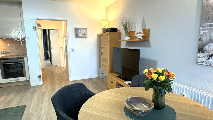 Wohnzimmer mit TV-Ecke