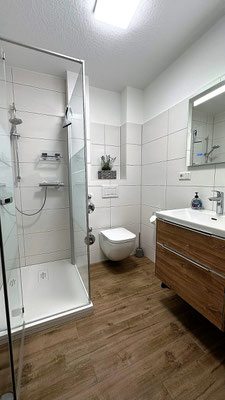Modernes Duschbad/WC