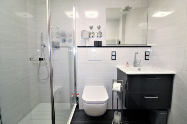 Modernes Duschbad/WC