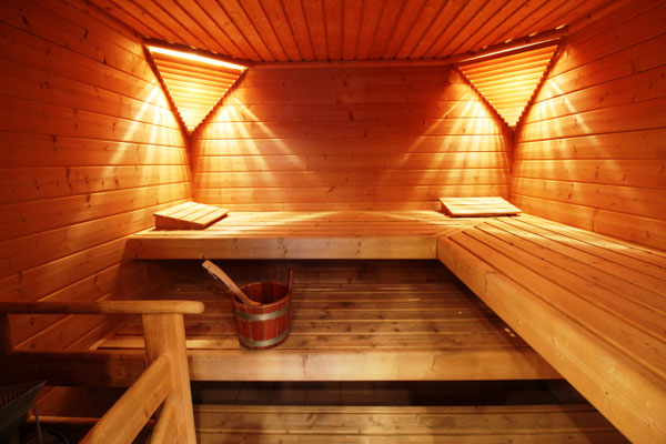 Finnische Sauna im Haus