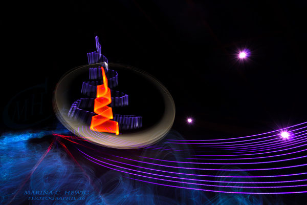 Lichtkinetische Spirale #1
