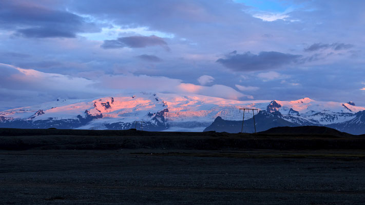 Sonnenaufgang am Vatnajökull