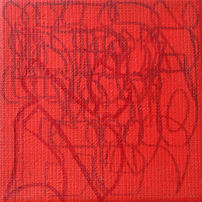 acrylique mixte sur toile, 10 x 10 cm, 2021 | fr 80