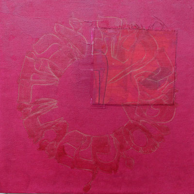 acrylique mixte sur toile, 30 x 30 cm, 2024 | fr 350
