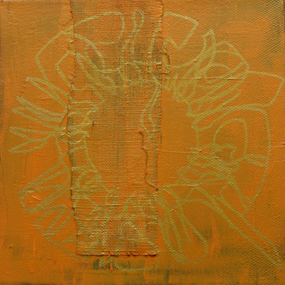 acrylique mixte sur toile, 15 x 15 cm, 2020 | fr 170
