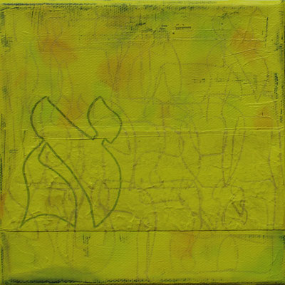 acrylique mixte sur toile, 15 x 15 cm, 2020 | fr 170