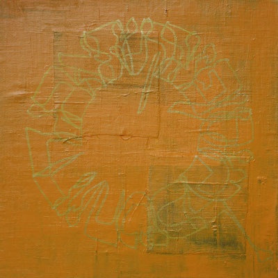 acrylique mixte sur toile, 30 x 30 cm, 2020 | fr 350