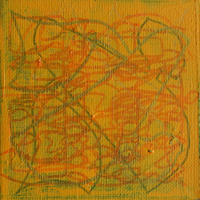 acrylique mixte sur toile, 10 x 10 cm, 2021 | fr 80