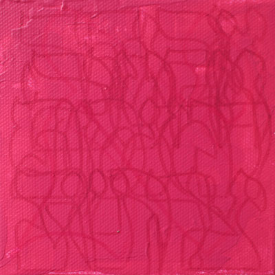 acrylique mixte sur toile, 10 x 10 cm, 2021