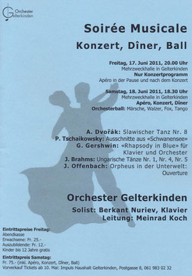 Soirée Musicale, Juni 2011