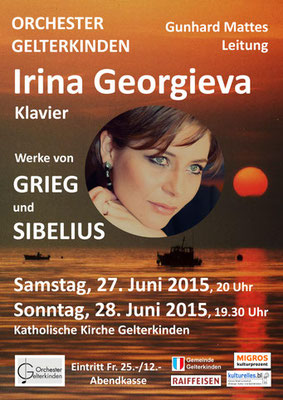 Symphoniekonzert mit Irina Georgieva, Juni 2015