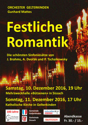 Festliche Romantik, Dezember 2016