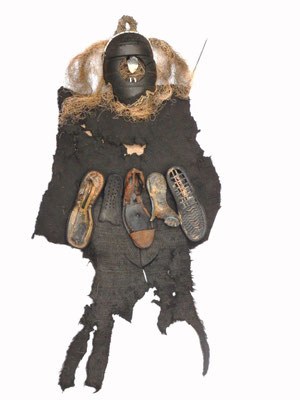 Prehistorische jager/visser 140x170cm 695,-