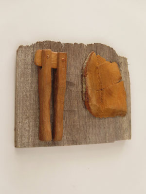 Methafysische assemblage 30x25cm 225,-
