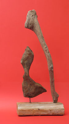 Twee figuren 65x30x16cm 325,-