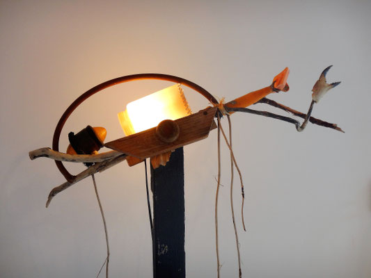 Schipinsect (staand lichtobject, ene kant) 165x60x90cm 495,- 