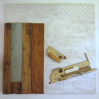 Sneeuw 124x123cm 1250,-