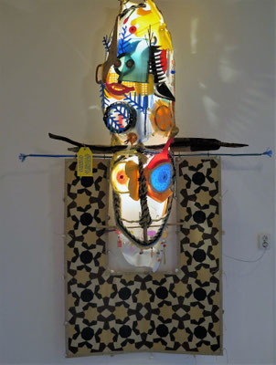 The Spirit of Jazz Wandobject) 270x180cm 4500,-