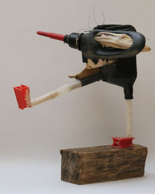 Dansende Scholekster 50x40x50cm 350,-