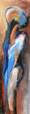 2018/2, 22.2.2018, Elisabeth, Acryl, Leinwand, 30x110 cm 