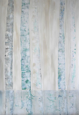 2014/2, Wald, Acryl, Leinwand, 40x50 cm