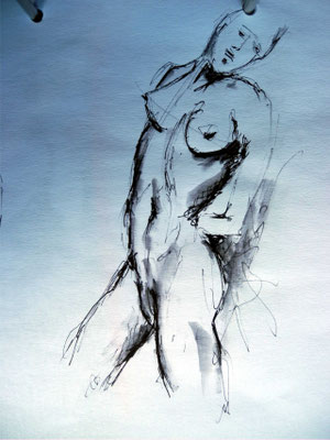 Schnellskizze Nude 1