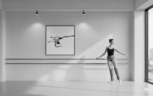 Figurativ: Interieur-Design zu 2015/1, Tänzerin