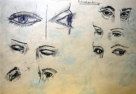 Schnellzeichnung Augen