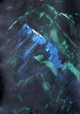 2013/2, Gebirgsgrat, Acryl, 22x30 cm 