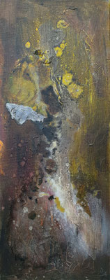 2014/4, Metamorphose, Acryl, Leinwand, 20x50 cm 