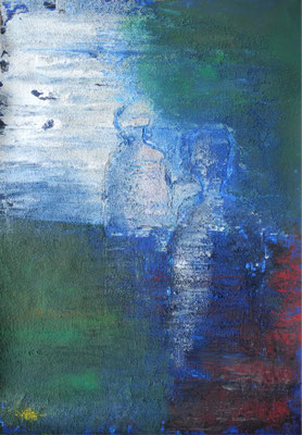2014/1, Begegnung, Acryl, 30x40 cm 