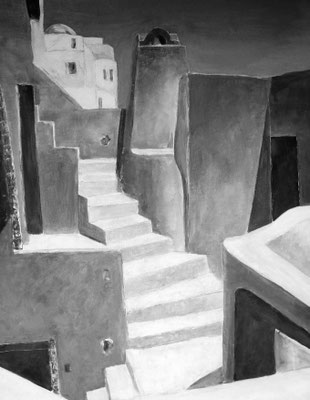Santorin 1, Farbvariante 5, Druck